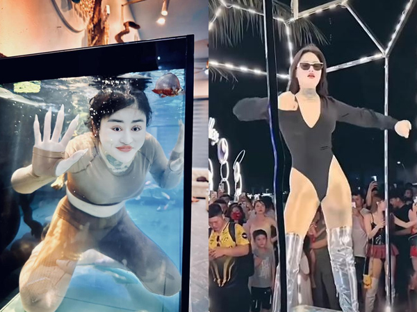 Chán làm 'hotgirl bể cá', Ngân Baby lại biến mình thành trò tiêu khiển phản cảm