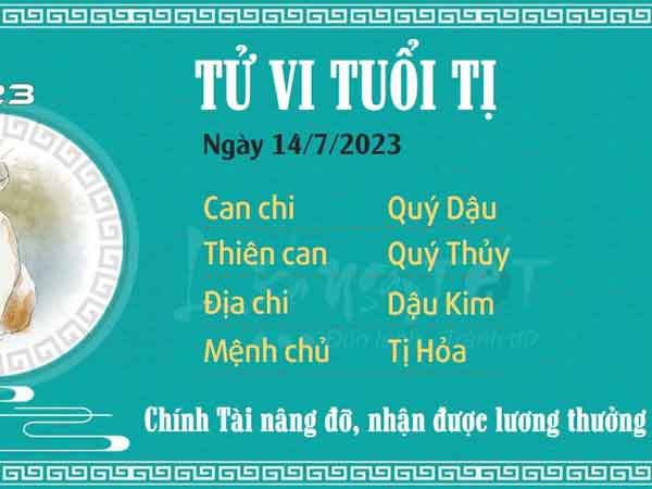 Tử vi thứ 6 ngày 14/07/2023 của 12 con giáp: Tị có lương thưởng, Dần lơ là