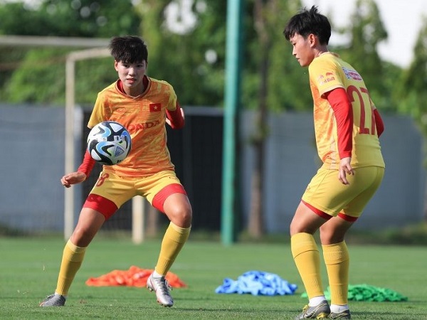 ĐT nữ Việt Nam hứng khởi trên sân tập chính tại kỳ World Cup 2023 lịch sử