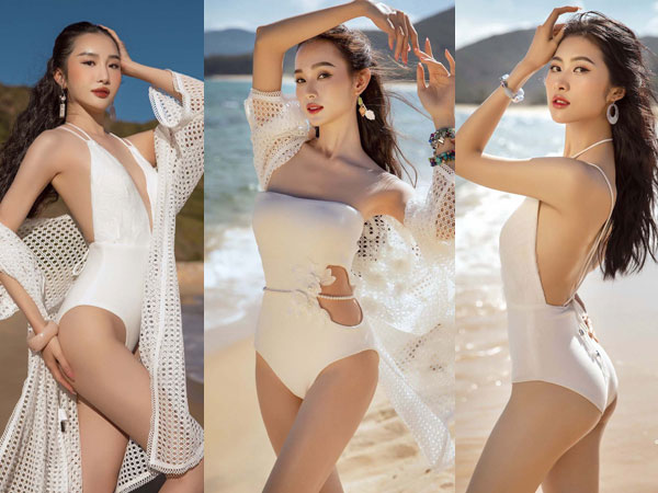 Cận cảnh đường cong nóng bỏng của Top 40 Miss World Vietnam 2023