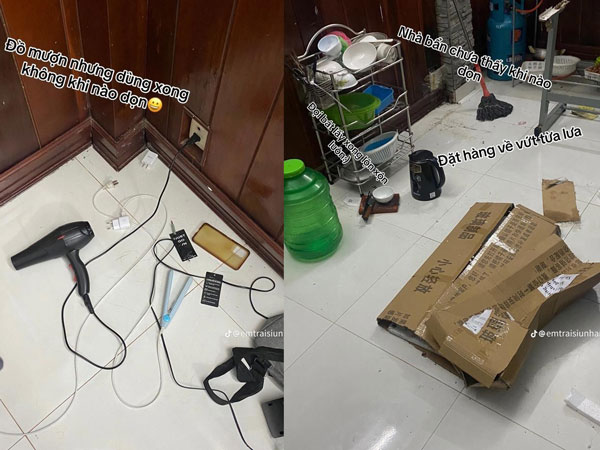 Chàng trai 'khóc thét' trước cảnh ở bẩn không chấp nhận được của bạn trọ
