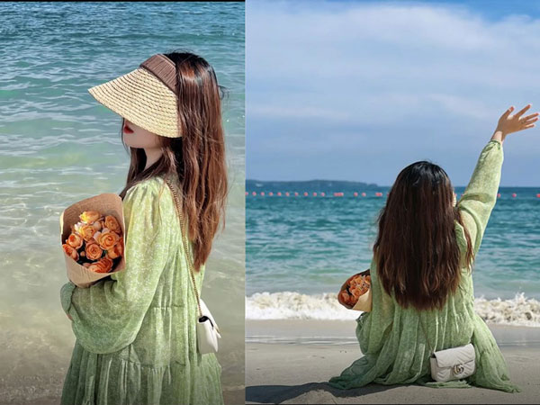 5 cách tạo dáng trên bờ biển không lo biểu cảm cực đỉnh cho các nàng dễ thương