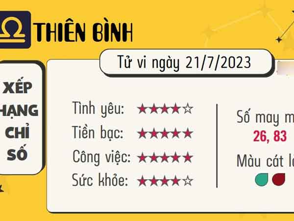 Tử vi 12 cung hoàng đạo thứ 6 ngày 21/7/2023: Thiên Bình sáng tạo, Kim Ngưu kiêu ngạo