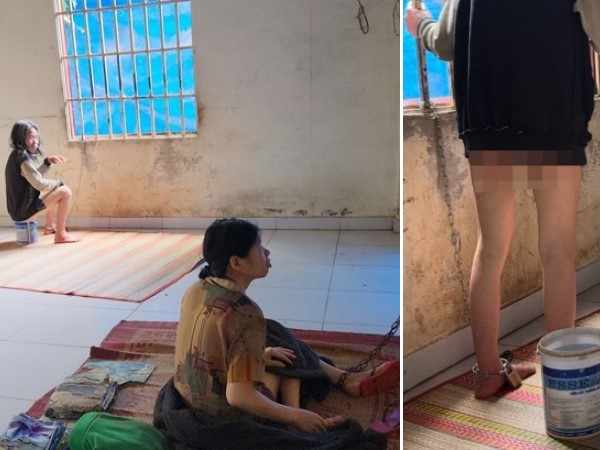Cám cảnh 3 phụ nữ bị xích, nhốt trong nhà kho ở Lâm Đồng