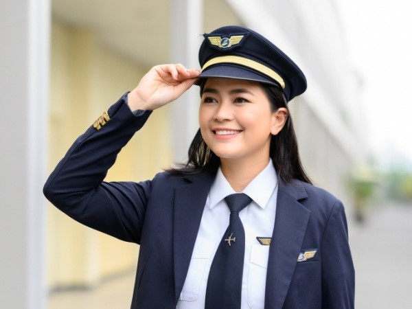 Nữ diễn viên bỏ nghề làm phi công