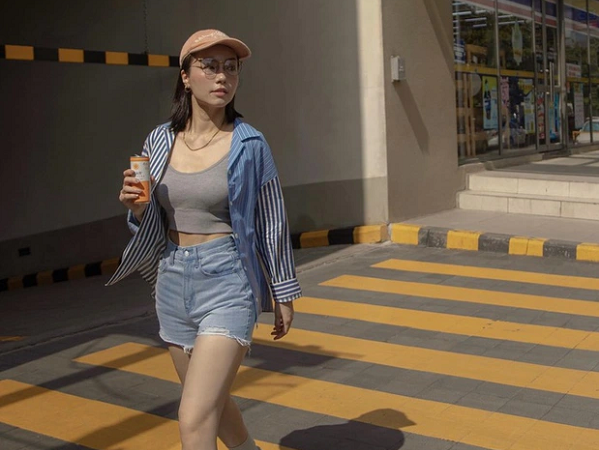 Diện quần short tôn dáng và thanh lịch như blogger Hà Trúc