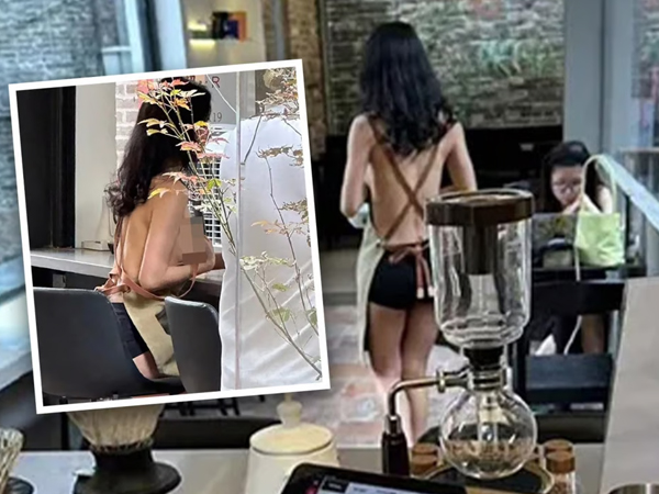 Quán cà phê gây tranh cãi khi xuất hiện cô gái ăn mặc quá 'sexy' đứng chụp ảnh
