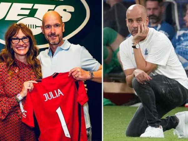 Vui vẻ với MU, Julia Roberts làm tan nát trái tim Guardiola