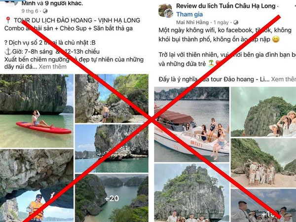Xuất hiện tour du lịch tự phát tới các 'đảo hoang' trên Vịnh Hạ Long
