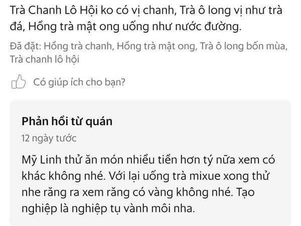 Quán trà sữa nổi tiếng mắng khách 'mất dạy', 'thần kinh', chủ quán phản hồi gì?