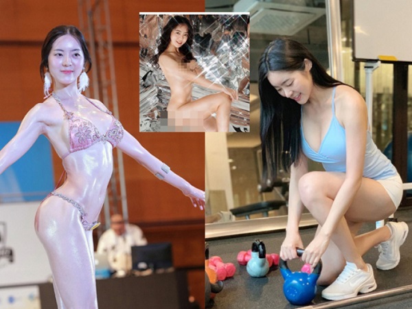 Nhan sắc gây xốn xang của người đẹp quán quân thể hình Hàn Quốc