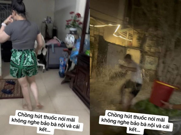 Nhà có con nhỏ bảo chồng bỏ thuốc lá mãi không được, vợ mách mẹ chồng và cái kết cực đã