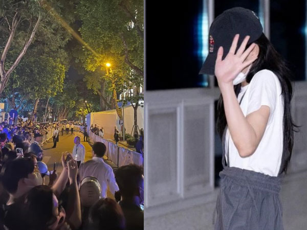 BLACKPINK đến Hà Nội: Bị bám đuôi gây bức xúc, fan xuyên đêm náo loạn cổng khách sạn