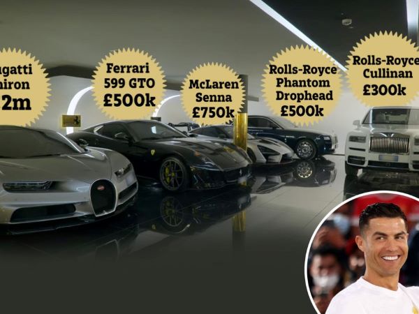Chiêm ngưỡng dàn siêu xe trị giá gần 600 tỷ của Ronaldo