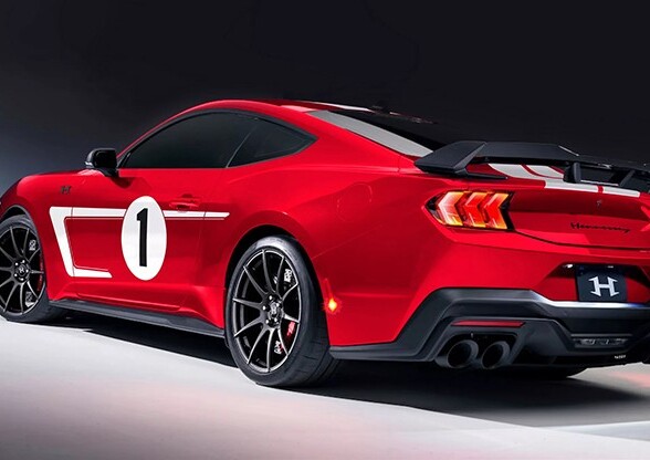 Ford Mustang Dark Horse thế hệ mới được nâng công suất lộ diện