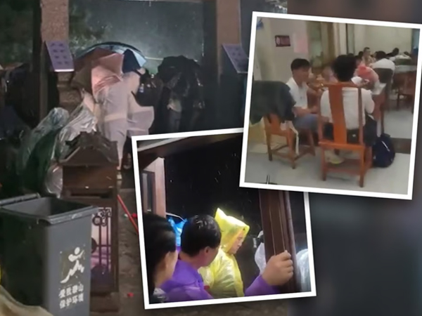 Cửa hàng thu giá ‘cắt cổ’ với du khách vào trú mưa tùy theo người đứng hay ngồi