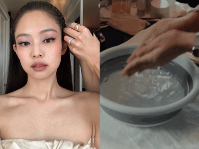 Jennie (BLACKPINK) giữ da săn chắc, giảm phù nề nhờ một chậu nước đá lạnh