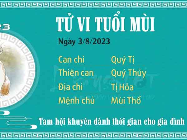 Tử vi 12 con giáp hôm nay - thứ 5 ngày 03/08/2023: Tý bị đố kỵ, Mùi nên dành thời gian cho gia đình