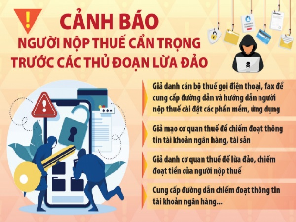 Các chiêu trò mạo danh cơ quan thuế lừa đảo chiếm đoạt tài sản
