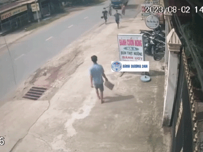 Đi xe tải trộm xe máy, kẻ gian bị người dân rượt đuổi gay cấn như phim hành động