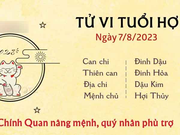 Tử vi 12 con giáp hôm nay - thứ 2 ngày 07/08/2023: Dậu uể oải, Hợi có quý nhân phù trợ