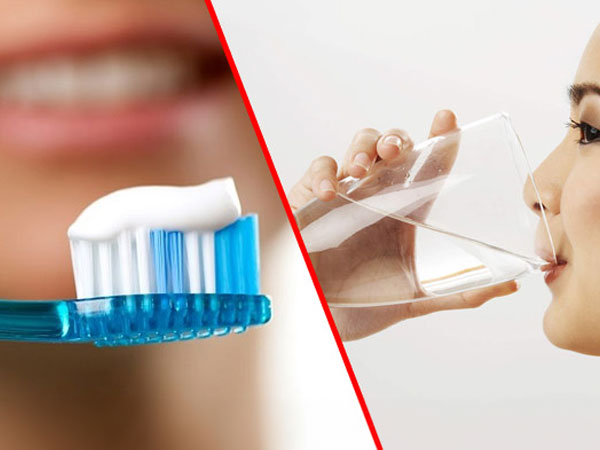 Sáng ngủ dậy nên đánh răng trước hay uống nước trước?