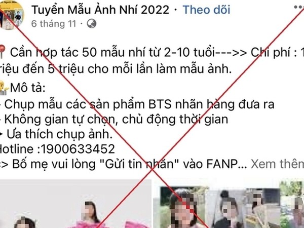Lại bị lừa vì chiêu trò 'tuyển mẫu nhí', cay đắng mất hơn 700 triệu đồng
