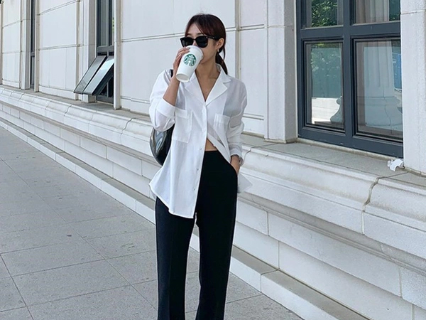 10 cách phối áo trắng với quần đen giúp bạn mặc đẹp trong tích tắc