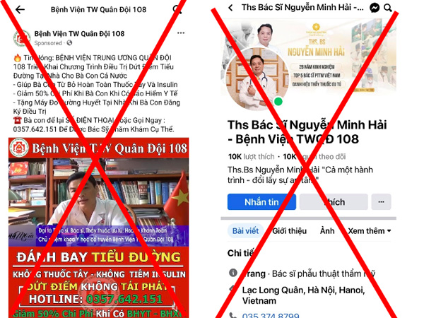 Mạo danh bác sĩ Bệnh viện Trung ương Quân đội 108 để lừa đảo
