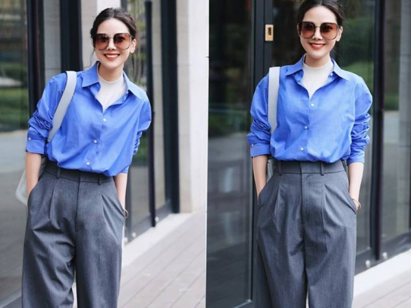 5 cách kết hợp ấn tượng với áo sơ mi dáng thụng cơ bản