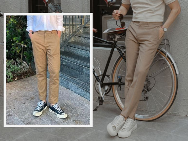 Quần kaki ống đứng, 'thương hiệu' khoác lên những chàng trai nho nhã và thanh lịch