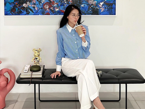 Phong cách diện áo sơ mi chuẩn thanh lịch của Hoa hậu Phương Khánh