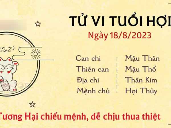 Tử vi 12 con giáp hôm nay - thứ 6 ngày 18/08/2023: Tý dồi dào năng lượng, Hợi bị thiệt