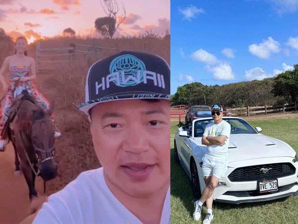 Shark Bình khoe clip cưỡi ngựa cùng Phương Oanh, được bà xã khen một câu 'ngọt như mía'