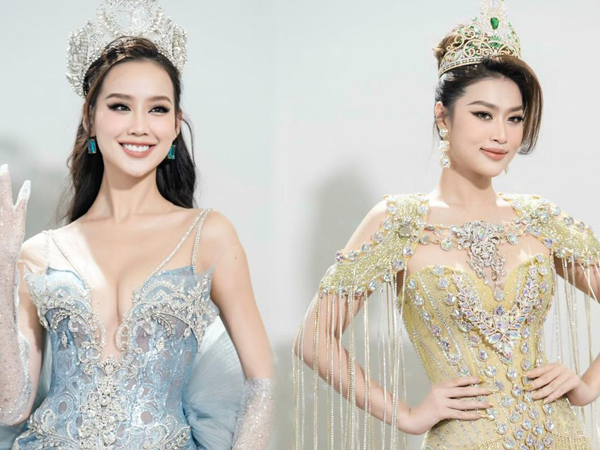 Thảm đỏ chung khảo Miss Grand VN: Bảo Ngọc - Thiên Ân đọ visual 'cực gắt'