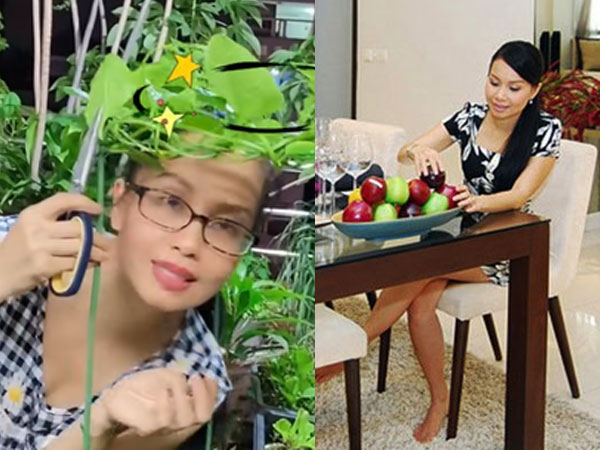 Cuộc sống Cẩm Ly tuổi 53: Viên mãn trong biệt thự rộng lớn, 10 giờ đêm còn lên sân thượng hái rau