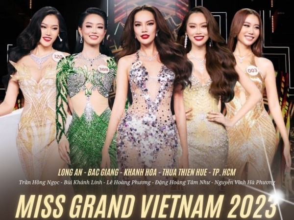 Các ứng viên nặng ký cho vương miện Miss Grand Vietnam 2023