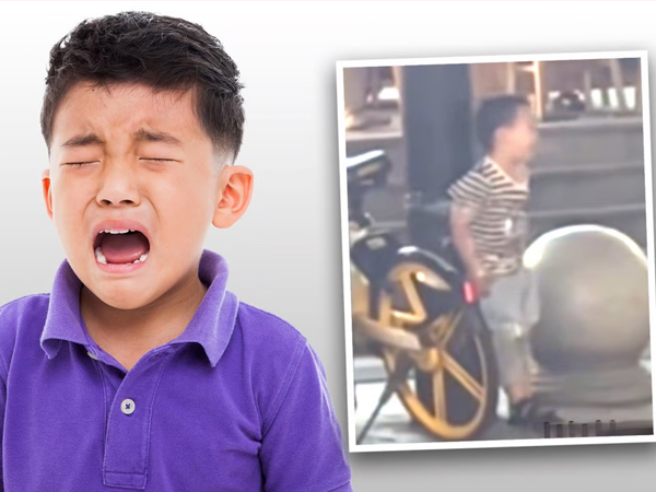 Dân mạng tranh cãi hành vi của đôi vợ chồng trói con trai vào cột giữa nhà hàng rồi ngồi vô tư ăn uống