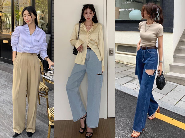 Mặc quần ống rộng với 5 kiểu áo này là chuẩn sành điệu