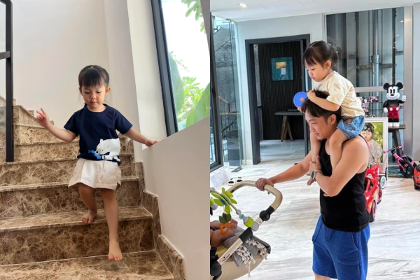 Loạt ảnh đáng yêu của con gái Cường Đô La - Đàm Thu Trang trong ngày nghỉ lễ