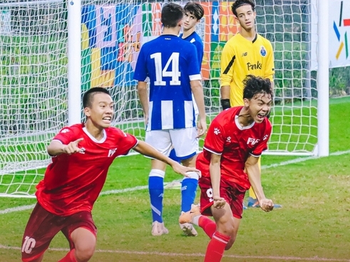 Thắng U16 Porto, U16 PVF giành hạng 3 Cúp Thượng Hải