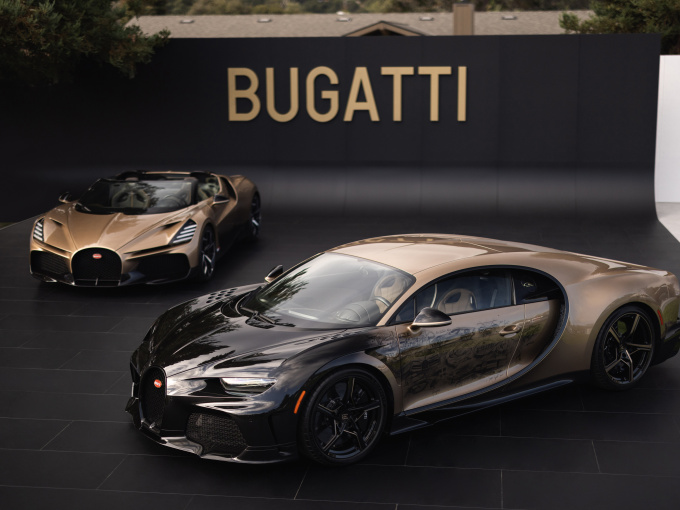 Cận cảnh dàn siêu xe Bugatti triệu USD cực hiếm tụ họp tại Mỹ
