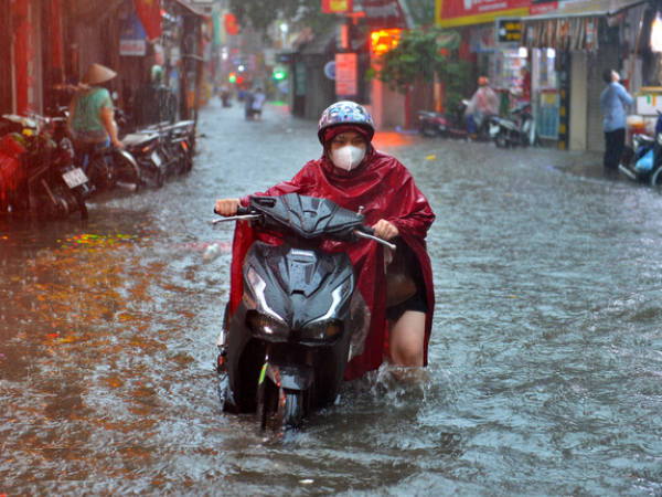 Bắc Bộ đón đợt mưa lớn kéo dài nhiều ngày