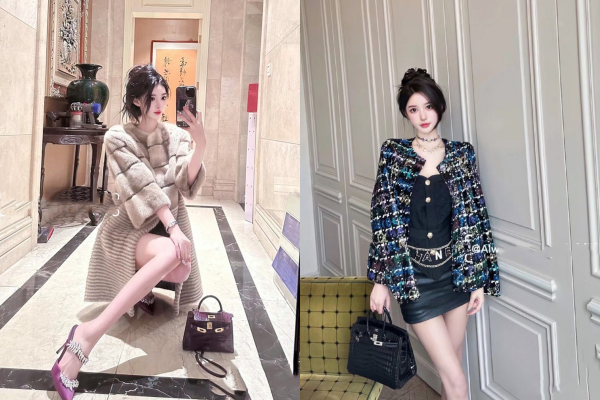 Lộ diện hot girl 'phú bà' mới tại xứ Trung: Nhan sắc đỉnh chóp, thường xuyên flex cuộc sống sang chảnh