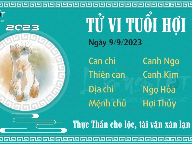 Tử vi 12 con giáp hôm nay - thứ 7 ngày 09/09/2023: Tý mệt mỏi, Hợi được cho lộc