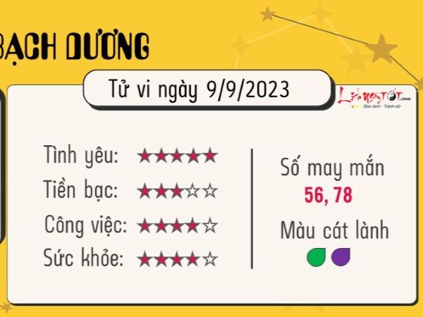 Tử vi 12 cung hoàng đạo hôm nay - thứ 7 ngày 09/8/2023: Bạch Dương bị lợi dụng, Xử Nữ hạnh phúc