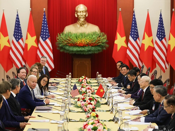 Tổng Bí thư Nguyễn Phú Trọng hội đàm với Tổng thống Mỹ Joe Biden