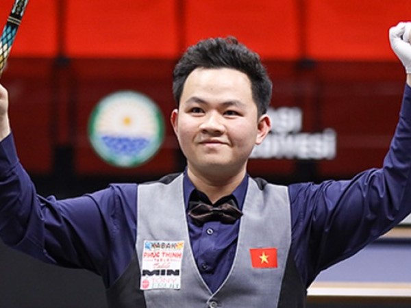 Bao Phương Vinh đăng quang billiard carom 3 băng thế giới sau trận chung kết lịch sử toàn Việt Nam