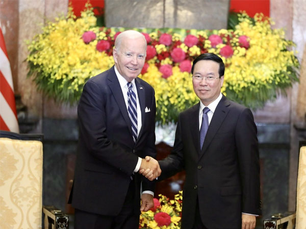Chủ tịch nước Võ Văn Thưởng hội kiến Tổng thống Mỹ Joe Biden