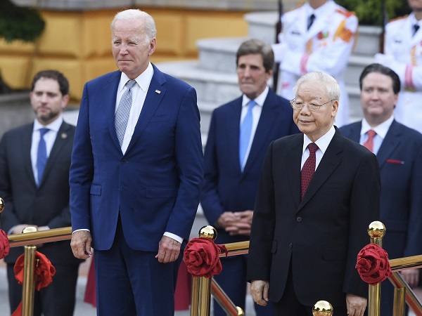 Toàn cảnh lễ đón chính thức Tổng thống Mỹ Joe Biden tại Hà Nội